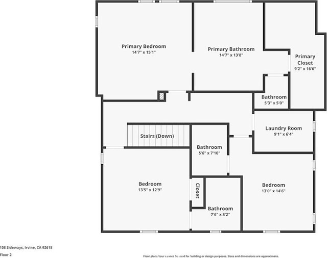 108 Sideways, Irvine, CA 92618 - view of floor plan / room layout