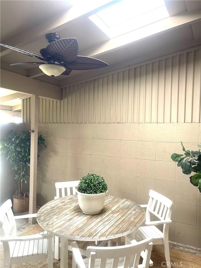 1411 Pelham Rd Unit 664H, Seal Beach, CA 90740 - view of patio with a ceiling fan