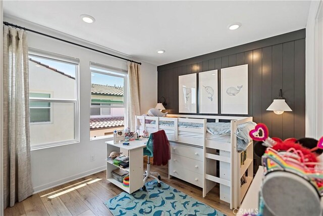 7436 Royal St, Buena Park, CA 90620 - bedroom with light wood-type flooring and recessed lighting