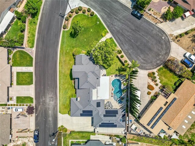 1270 Belle Rd, Calimesa, CA 92320 - bird's eye view of a pool area
