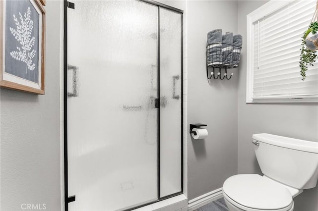 1270 Belle Rd, Calimesa, CA 92320 - bathroom featuring a stall shower and healthy amount of natural light