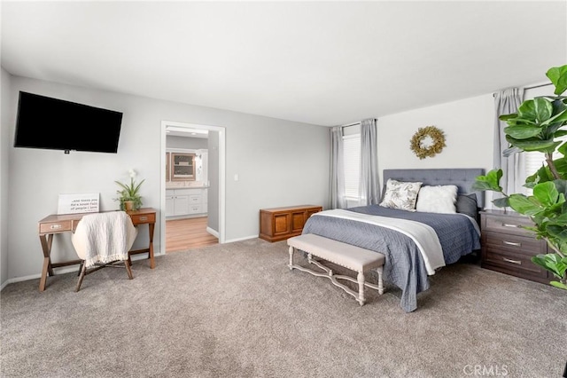 1270 Belle Rd, Calimesa, CA 92320 - bedroom with carpet floors and connected bathroom