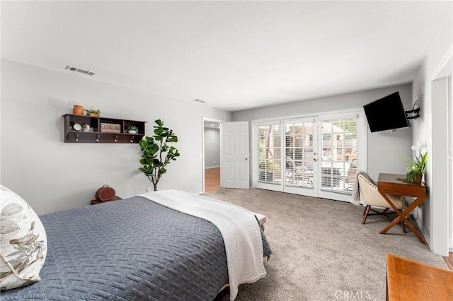 1270 Belle Rd, Calimesa, CA 92320 - bedroom featuring carpet floors and access to outside