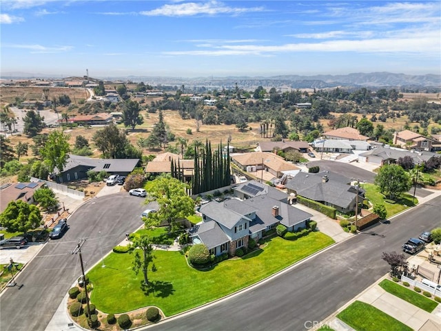 1270 Belle Rd, Calimesa, CA 92320 - aerial view of residential area with mountains