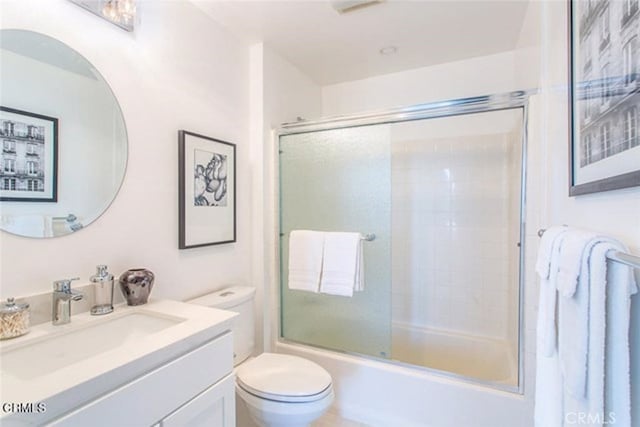 6938 Laurel Canyon Blvd Unit 214, North Hollywood, CA 91605 - full bath with toilet, vanity, and enclosed tub / shower combo