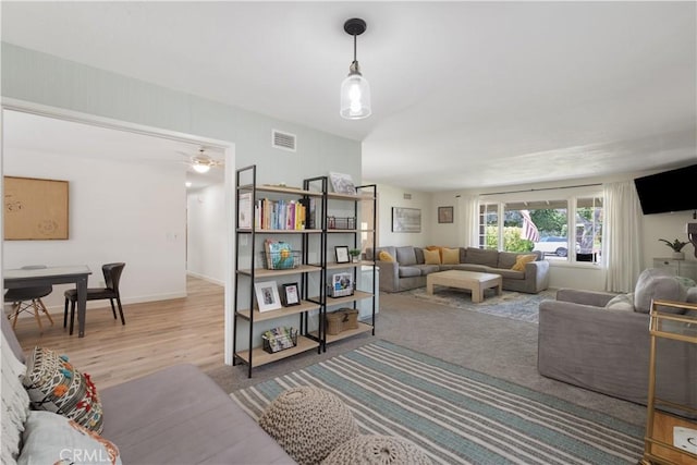 3812 Denwood Ave, Los Alamitos, CA 90720 - living room featuring wood finished floors and baseboards