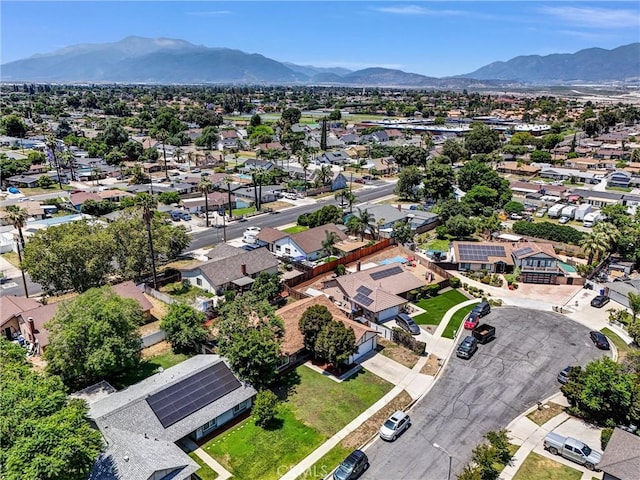 1264 N Mulberry Ave, Rialto, CA 92376 - aerial view of residential area with a mountainous background