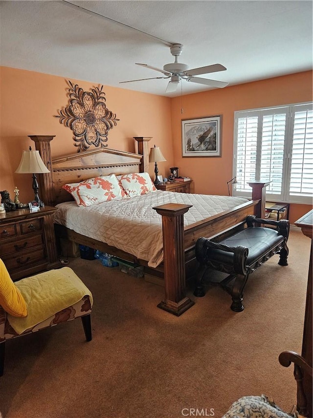 2620 2nd Ave Unit 5B, San Diego, CA 92103 - carpeted bedroom featuring ceiling fan