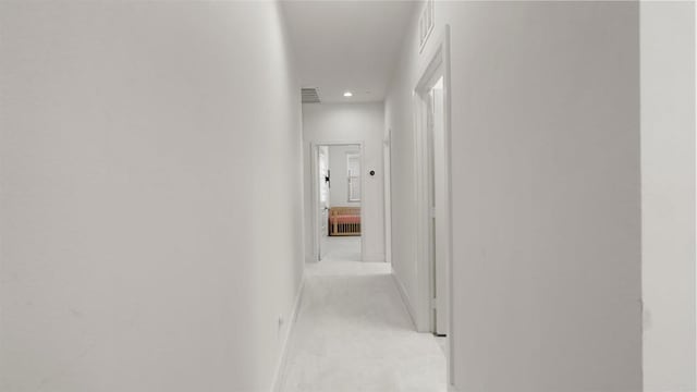 2510 Aperture Cir, San Diego, CA 92108 - hallway with recessed lighting, baseboards, and light carpet