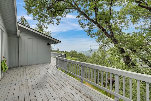 30396 Live Oak Dr, Running Springs, CA 92382 - view of deck