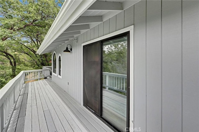 30396 Live Oak Dr, Running Springs, CA 92382 - view of wooden terrace