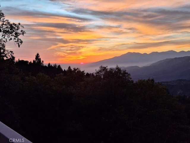 30396 Live Oak Dr, Running Springs, CA 92382 - view of mountain background