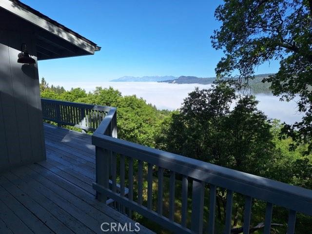 30396 Live Oak Dr, Running Springs, CA 92382 - deck with a mountain view