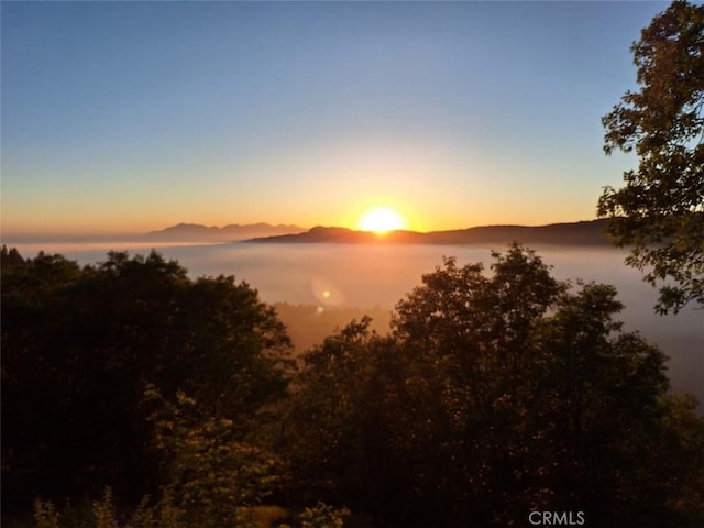 30396 Live Oak Dr, Running Springs, CA 92382 - view of undeveloped land with mountains