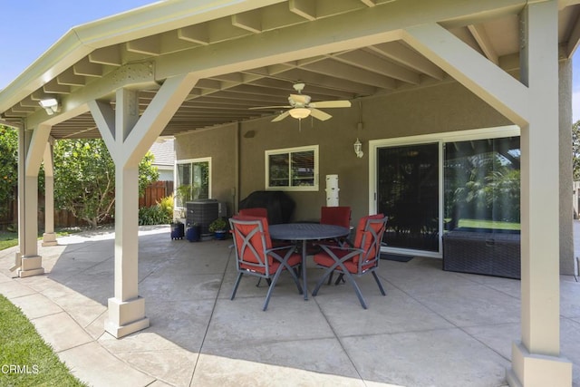 5084 Via Calderon, Camarillo, CA 93012 - view of patio / terrace featuring a ceiling fan