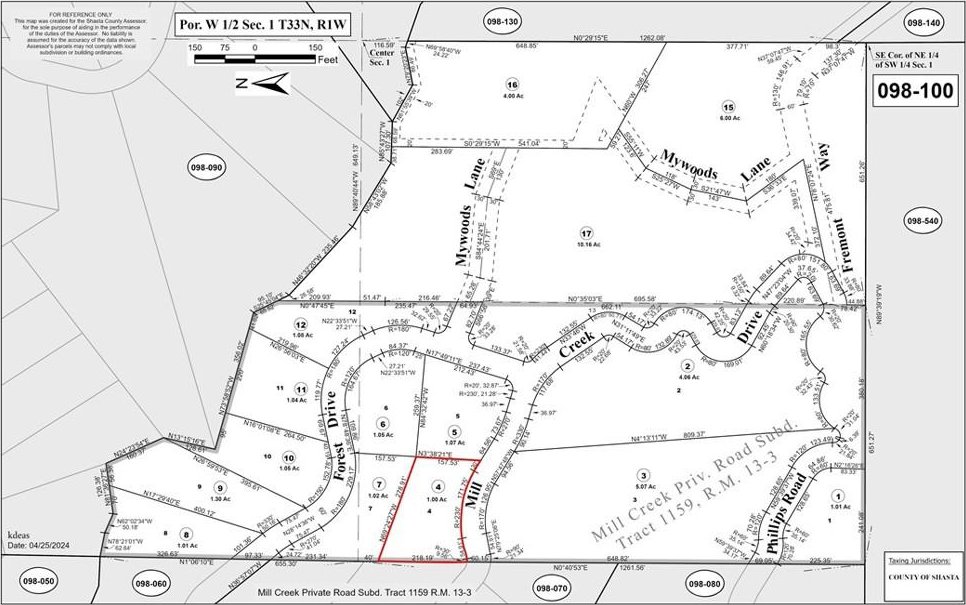 0 Mill Creek Rd, Oak Run, CA 96069