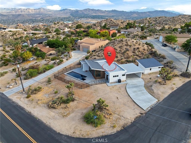 6218 Farrelo Rd, Yucca Valley, CA 92284 - view of subject property with mountains