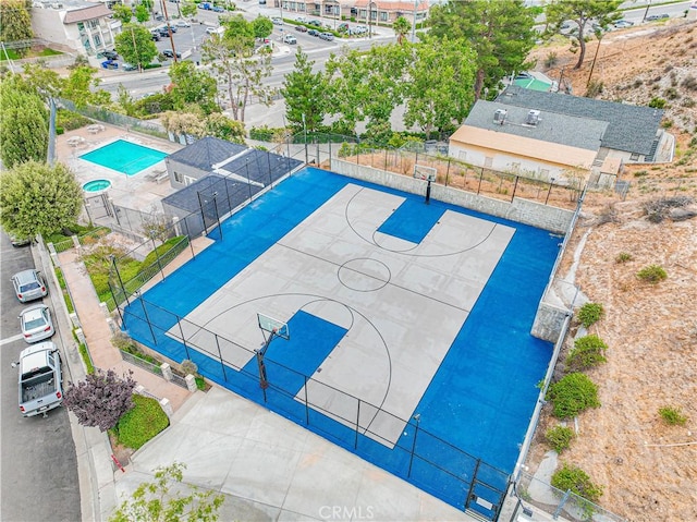 18209 Sierra Unit 45, Canyon Country, CA 91351 - view of basketball court with community basketball court