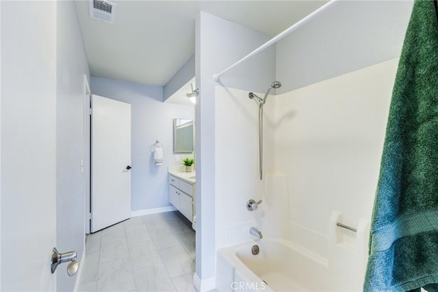 1320 Shadow Cir, Upland, CA 91784 - bathroom with shower / bath combination, vanity, and baseboards