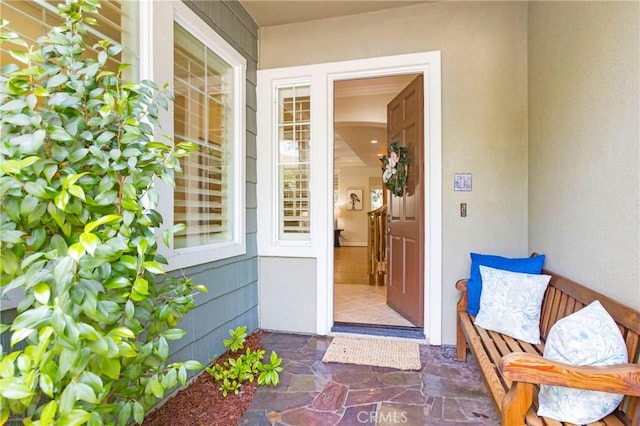 15 Beacon, Ladera Ranch, CA 92694 - view of exterior entry with stucco siding