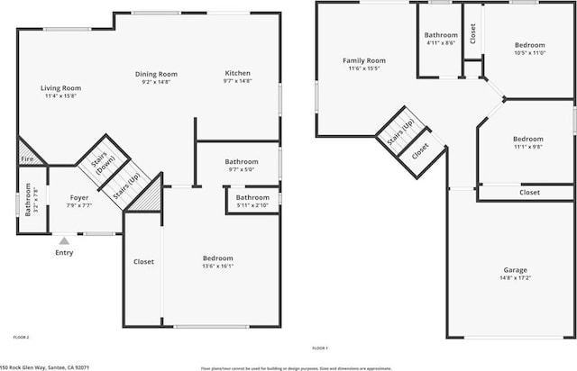 150 Rock Glen Way, Santee, CA 92071 - room layout