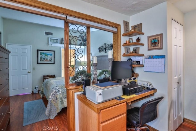 9793 Louise Way, Rancho Cucamonga, CA 91730 - office featuring dark wood-style flooring