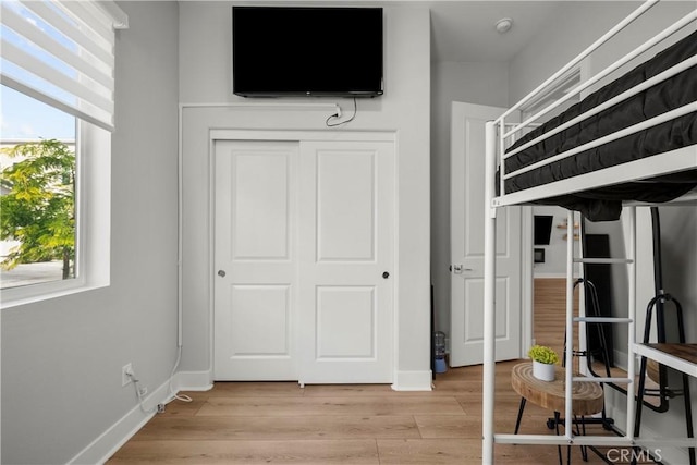 27010 Declaration Rd, Valencia, CA 91381 - bedroom featuring light wood-type flooring and baseboards