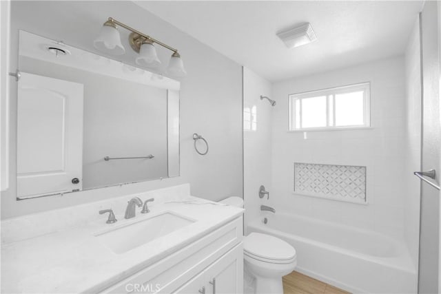 12151 Reagan St, Los Alamitos, CA 90720 - full bath featuring vanity, bathing tub / shower combination, and toilet
