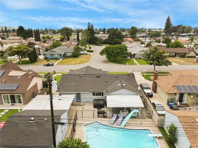 1158 N Ivescrest Ave, Covina, CA 91724 - view of swimming pool featuring a water slide and a residential view