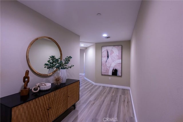 600 N Atlantic Blvd Unit 625, Monterey Park, CA 91754 - hall featuring light wood finished floors, recessed lighting, and baseboards