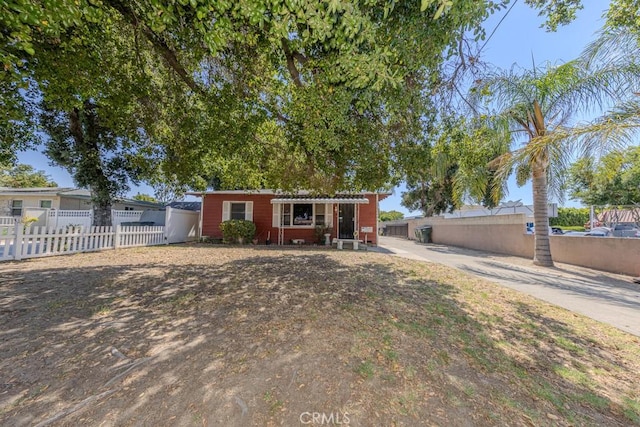 12845 7th, Chino, CA 91710 - single story home featuring a fenced front yard