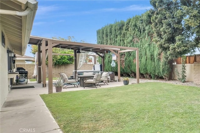 737 Cobb Ave, Placentia, CA 92870 - view of yard with a patio and an outdoor hangout area