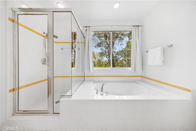 26 Middleton, Irvine, CA 92620 - full bathroom with a garden tub and a stall shower