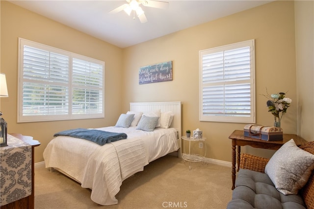 42926 Joshua Tree Ct, Murrieta, CA 92562 - carpeted bedroom featuring baseboards and ceiling fan