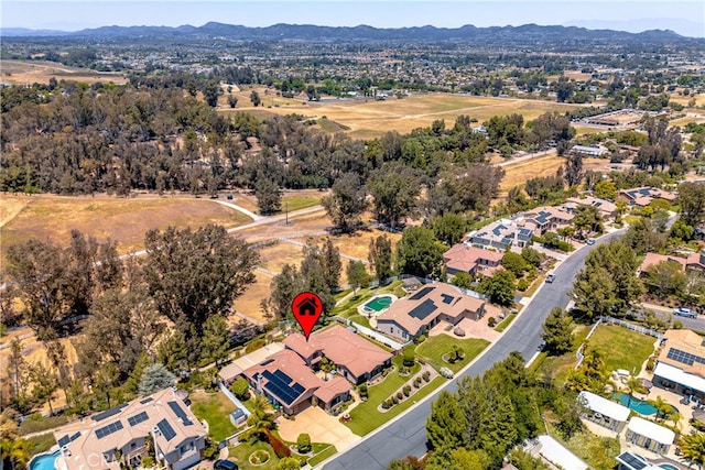 42926 Joshua Tree Ct, Murrieta, CA 92562 - aerial perspective of suburban area with mountains