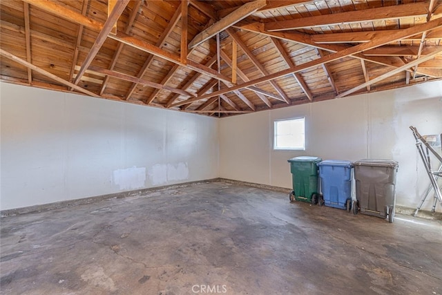 45409 Rodin Ave, Lancaster, CA 93535 - garage featuring wooden ceiling