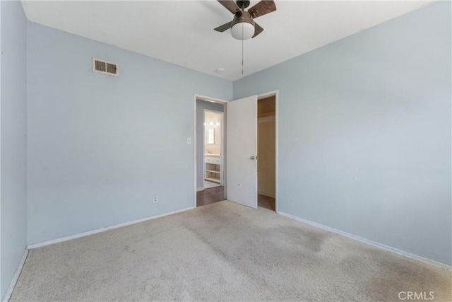 35921 80th St E, Littlerock, CA 93543 - carpeted empty room featuring ceiling fan and baseboards