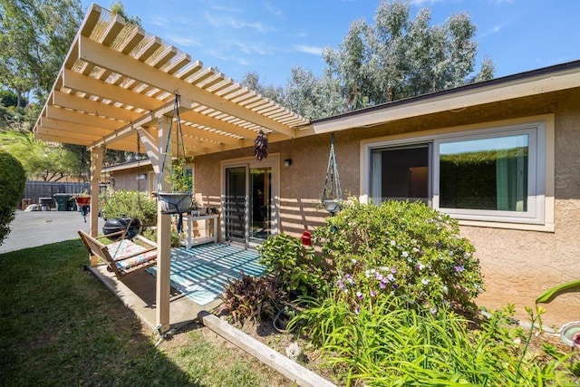 905 Discovery St, San Marcos, CA 92078 - wooden terrace featuring a pergola