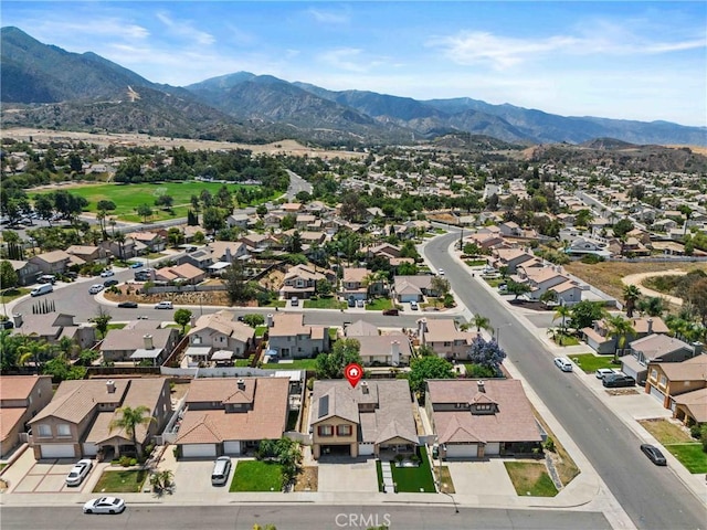 27051 Featherhill Dr, Corona, CA 92883 - aerial perspective of suburban area with a mountainous background