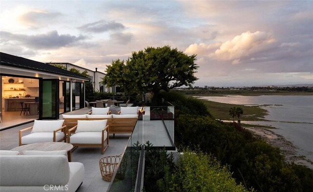1936 Galaxy Dr, Newport Beach, CA 92660 - view of patio with an outdoor hangout area