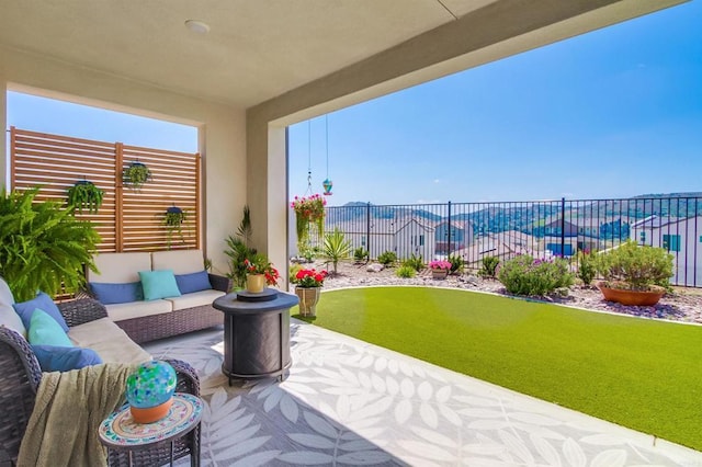 35140 Bergamot, Fallbrook, CA 92028 - view of patio with outdoor lounge area