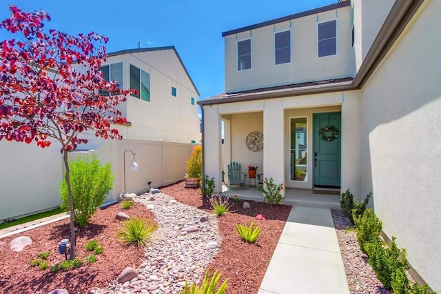 35140 Bergamot, Fallbrook, CA 92028 - property entrance featuring stucco siding and covered porch