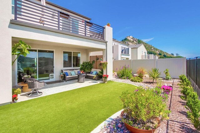 35140 Bergamot, Fallbrook, CA 92028 - view of yard featuring a patio area, outdoor lounge area, and a balcony