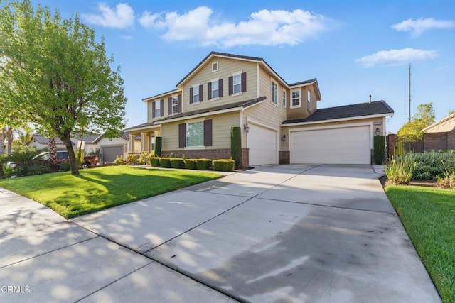 29039 Shorecliff Cir, Menifee, CA 92585 - traditional-style house featuring brick siding and driveway
