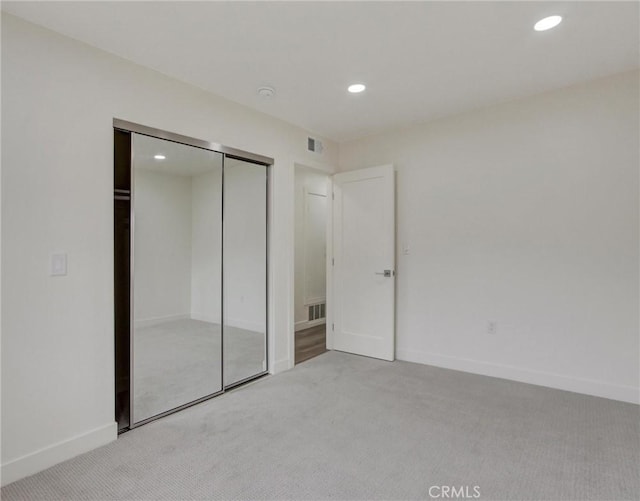 436 Cheyenne Pl, Placentia, CA 92870 - unfurnished bedroom with carpet floors, recessed lighting, a closet, and baseboards