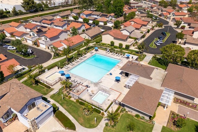 6898 Breton Way, Cypress, CA 90630 - aerial view of a pool