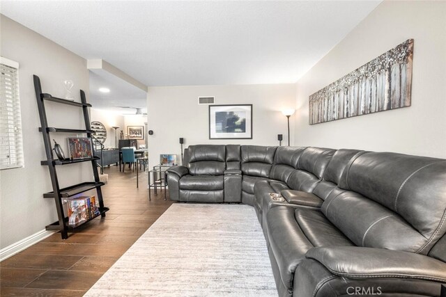 6898 Breton Way, Cypress, CA 90630 - living area with dark wood-style floors and baseboards