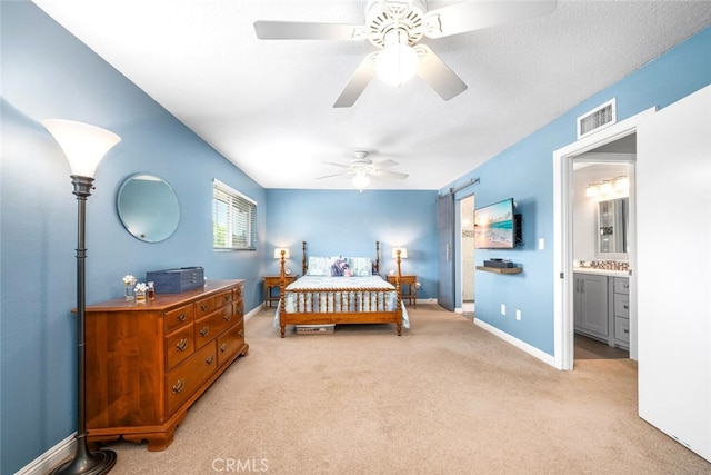 6898 Breton Way, Cypress, CA 90630 - bedroom with light carpet and a ceiling fan