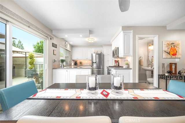 6898 Breton Way, Cypress, CA 90630 - dining room featuring recessed lighting