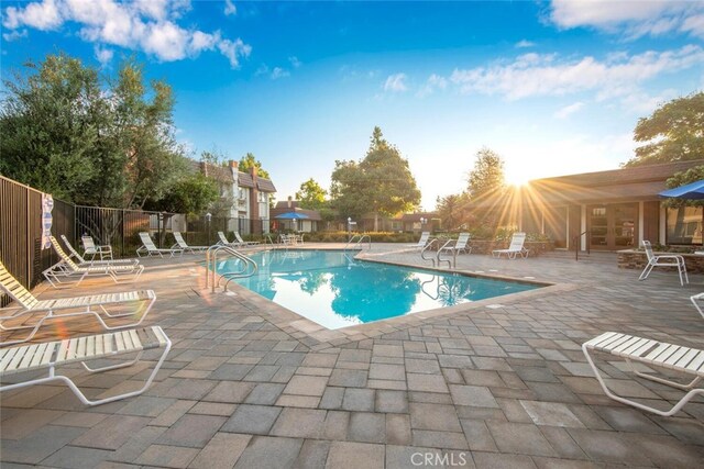 6898 Breton Way, Cypress, CA 90630 - community pool featuring a patio and french doors